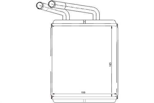 Kale 355180 Kalorifer Brazıng Al/Al Hyundaı H100-Porter Kalorifer