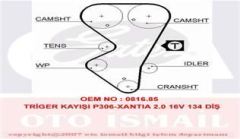 Gates 5412Xs Triger Eksantrik Kayışı 306 405 / Zx Xantıa 2.0 16V