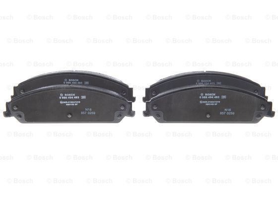 Bosch 986494483 Fren Balatası Ön Wva 24164 183.5×55×17.8 Mm 30