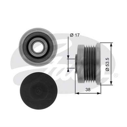 Gates Oap7082 V Kayış Gergi Rulmanı Laguna Iı Trafıc / Vıvaro 1.9