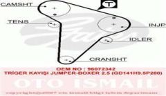 Gates 5420Xs Triger Eksantrik Kayışı Ducato Em / 605 Boxer Em / J