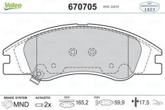 VALEO 670705 ÖN BALATA KIA CERATO II/SPECTRA (FE22/FE24) 1.6-1.8-