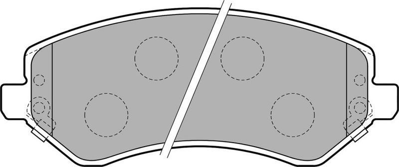 Delphi Lp1773 Fren Balatası Ön Cherokee 01-08 / Voyager 00-08