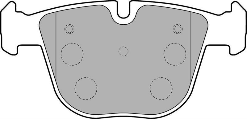 Delphi Lp1793 Fren Balatası Arka Bmw 5  E60 E61 Bmw 6  E63 E64 Bm