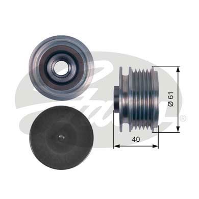 Gates Oap7117 Alternatör Kasnağı Accent Era 07-11 Accent Era Acce