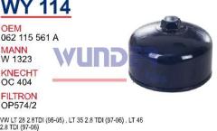 WUNDER WY114 YAĞ FİLTRESİ - VOLKSWAGEN LT 46