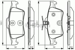 Bosch 986494528 Fren Balatası Arka Laguna Iı 2001 Sonrası Laguna Iıı 2007 Sonrası L