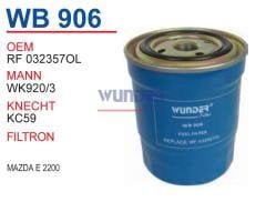 WUNDER WB906 MAZOT FİLTRESİ - MAZDA E 2200