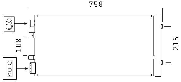 Kale 050Abc065 Klima Radyatörü Fluence  2010 Sonrası Müsürsuz