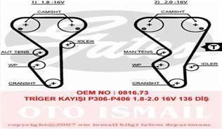 Gates 5468Xs Triger Eksantrik Kayışı 306 406 605 806 / Zx Xsara X