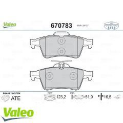 VALEO 670783 ARKA BALATA FOCUS II CMAX 03=- CONNECT 02=- LAGUNA I