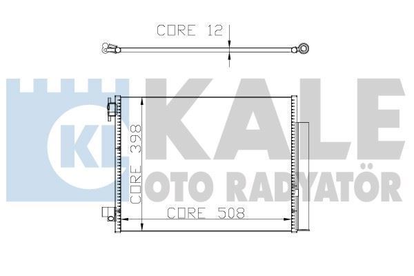 Kale 050Abc080 Klima Radyatörü Clıo Iv  2013 Sonrası Clıo Symbol Iıı  2012 Sonrası Cl