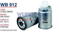 WUNDER WB912 MAZOT FİLTRESİ - HYUNDAİ ERA-GETZ CRDİ