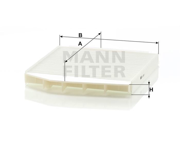 Mann Cu28551 Polen Filtresi S60 2001 Sonrası S70 S80 1998 Sonrası V70 1999 Sonrası Xc70 00-