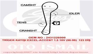 Gates 5479Xs Triger Eksantrik Kayışı Accent Era Accent Mılenyum-A