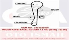 Gates 5479Xs Triger Eksantrik Kayışı Accent Era Accent Mılenyum-A