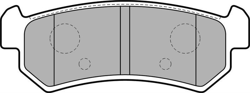 Delphi Lp1910 Fren Balatası Arka Aveo T250 T255 2005 Sonrası Lacettı 2004 Sonrası /