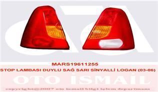 Mars 611255 Stop Lambası Sağ Logan 2003-2007 Duylu Sarı Sinyallı