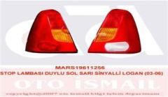 Mars 611256 Stop Lambası Sol Logan 2003-2007 Duylu Sarı Sinyallı