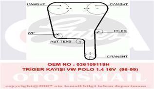 Gates 5490Xs Triger Eksantrik Kayışı Polo 96-99 1.4 16V 149X250