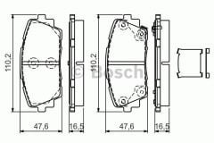 Bosch 986494688 Fren Balatası Ön Pıcanto 11-
