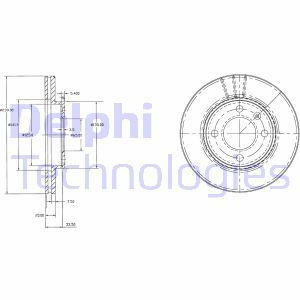 Delphi Bg2109 Fren Diski Tk Ön Audı Coupe Seat Cordoba Ibıza Vw G