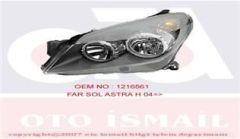 Hella 1Eg270370-311 Far Sol + Sinyal Astra H 2004 Sonrası Elektrikli Sıyah