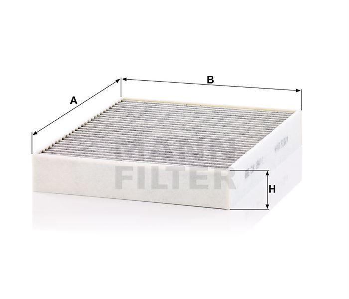 Mann Cuk28471 Polen Filtresi Touareg  2010 Sonrası / Cayenne  2010 Sonrası Karbonlu