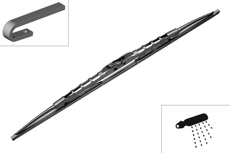Bosch 3397011238 Ağırvasıta Twin Silecek [700 Mm]- Entegre Püskür