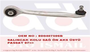 Trw Jtc119 Rotilli Kol Üst Sağ Passat 1997 Sonrası / A4 2004 Sonrası A6 1997 Sonrası / Super