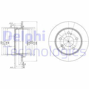 Delphi Bg2291 Arka Fren Diski Tk E-Class W201 Tum Model W124 200E
