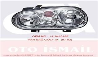 Hella 1Ej007700-081 Far Sağ + Sinyal Golf Iv 1997-2006 Elektrikli Sıs
