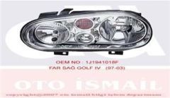 Hella 1Ej007700-081 Far Sağ + Sinyal Golf Iv 1997-2006 Elektrikli Sıs