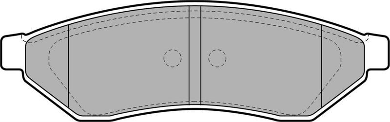 Delphi Lp1946 Fren Balatası Arka Chevrolet Evanda 03/05