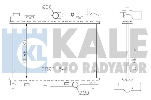 Kale 356100 Su Radyatörü Fıesta Vı 2008 Sonrası 1.25 Efı 1.4 Efı 1.6 Efı B