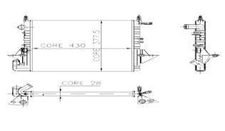 Kale 0523232Al Su Radyatörü Twıngo 1993 Sonrası 1.2I 2 Sıra Al Pl
