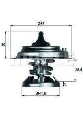 Mahle Tx2985D Termostat Mercedes-Benz Saloon W124 85C