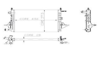 Kale 0525252Al Su Radyatörü Twıngo 1997 Sonrası 1.2 8V 16V Nac Al Pl