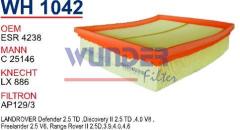 WUNDER WH1042 HAVA FİLTRESİ - LANDROVER-RANGE ROVER - FREELANDER