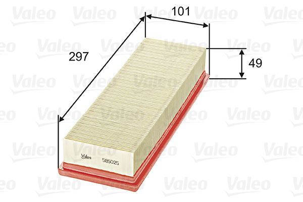 Valeo 585025 Hava Filtresi Renault Clıo Iı 1.4 / 1.6