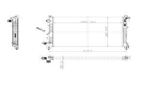 Kale 0529292Al Su Radyatörü Laguna I  1994 Sonrası 1.6 16V Nac 1.8 2.0 2.0