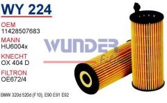 WUNDER WY224 YAĞ FİLTRESİ - BMW 3,20 d-5,20 d[F-10]--E-90/E-91/E-