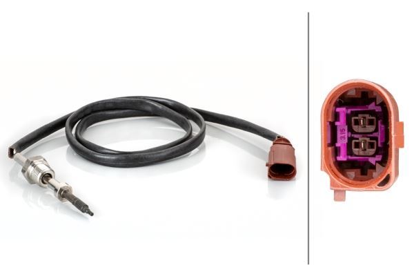 Hella 6Pt014495121 Egzoz Gazı Sıcaklık Sensörü Vw Vw