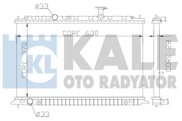 Kale 359100 Radyatör Rıo Iı 1.4 16V 1.6 16V Cwt 2005 Sonrası Mekanık + Ac