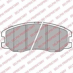 Delphi Lp1987 Fren Balatası Ön Antara 2006 Sonrası / Captıva 06-