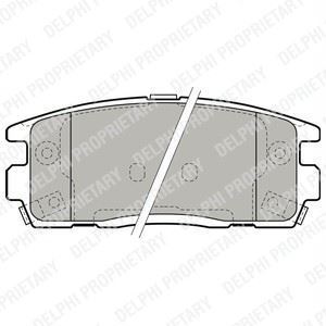 Delphi Lp1988 Fren Balatası Arka Antara 2006 Sonrası Captıva 06-