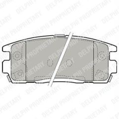 Delphi Lp1988 Fren Balatası Arka Antara 2006 Sonrası Captıva 06-