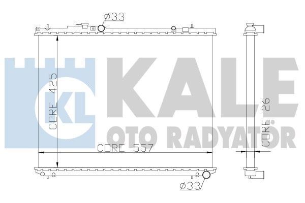 Kale 360200 Su Radyatörü Mercedes W140 91-98 Brazıng 664X468X32