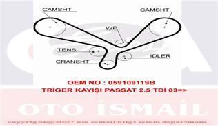 Gates 5557Xs Triger Eksantrik Kayışı Passat / A4 A6 A8 2.5 Tdı 20