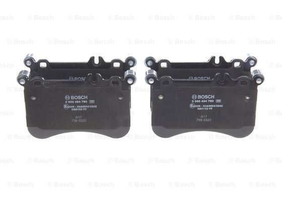 Bosch 986494780 Fren Balatası 221 212 Ön E S 500
